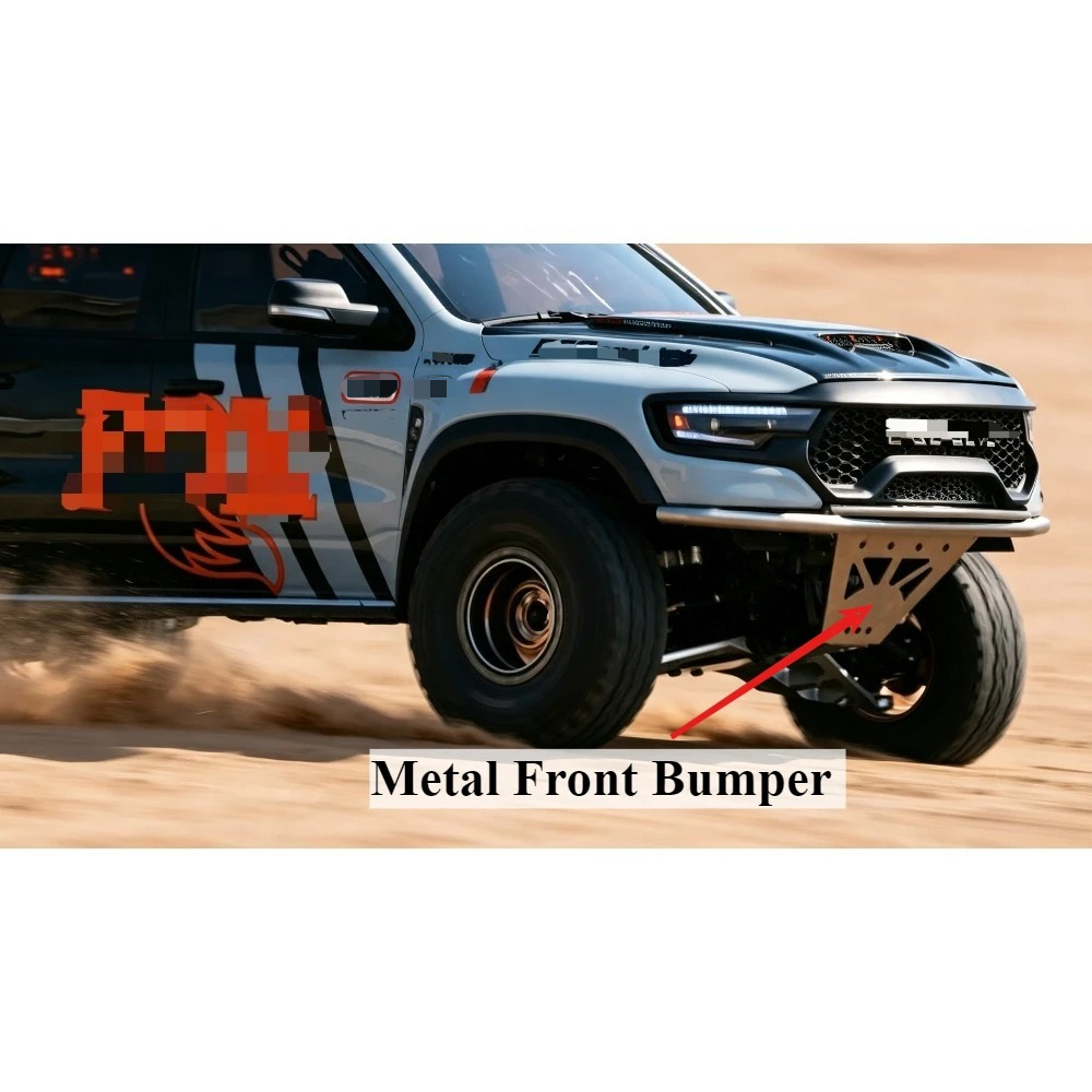 RC Car Metal Front Bumper Cust - Ram 1500 Rc Hobby 评论和价格